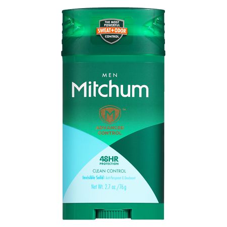 Mitchum Men Advanced Clean Control Anti-Perspirant & Deodorant Invisible Solid Clean Control