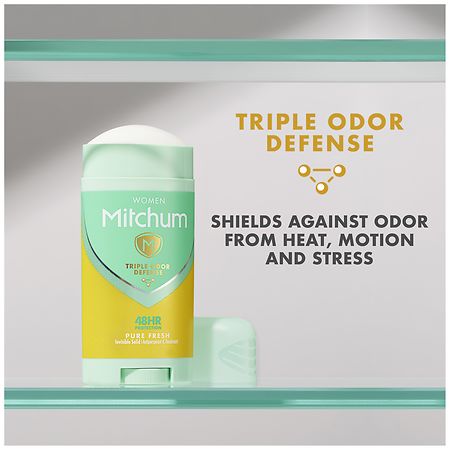 Mitchum for Women Advanced Invisible Solid Anti-Perspirant & Deodorant Pure Fresh