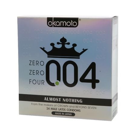 Okamoto 004 Almost Nothing Latex Condoms