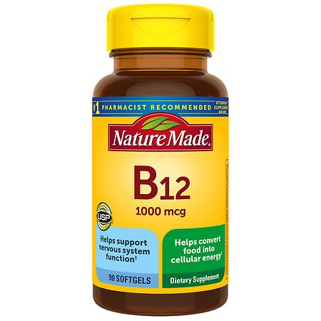 Nature Made Vitamin B12 1000 mcg Softgels