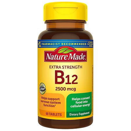 Nature Made Extra Strength Vitamin B12 2500 mcg Tablets