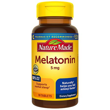 Nature Made Melatonin 5 mg Tablets