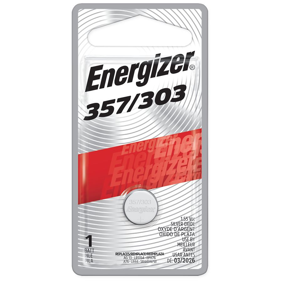 Energizer 357 Batteries, LR44 Button Cell | Walgreens