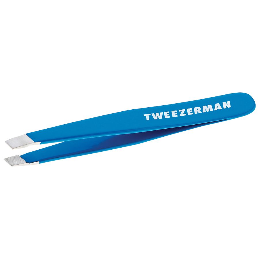 Tweezerman Mini Slant Tweezer Bahama Blue