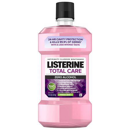 Listerine Zero Total Care Alcohol-Free Mouthwash Mint