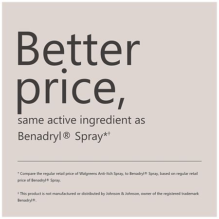 Walgreens Extra Strength Anti-Itch Spray