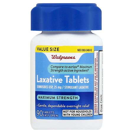 Walgreens Maximum Strength Laxative Pills