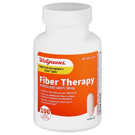 UPC 311917108810 product image for Walgreens Fiber Therapy Caplets - 100.0 ea | upcitemdb.com