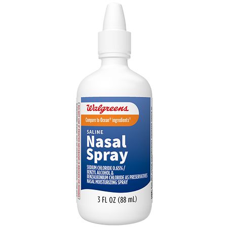 Walgreens Premium Saline Nasal Moisturizing Spray