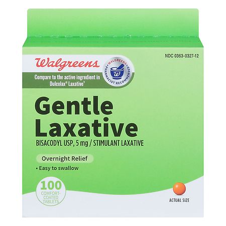 Walgreens Gentle Laxative Tablets