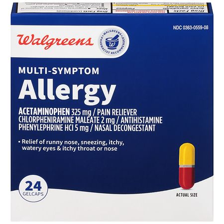 Walgreens Multi-Symptom Allergy Gelcaps