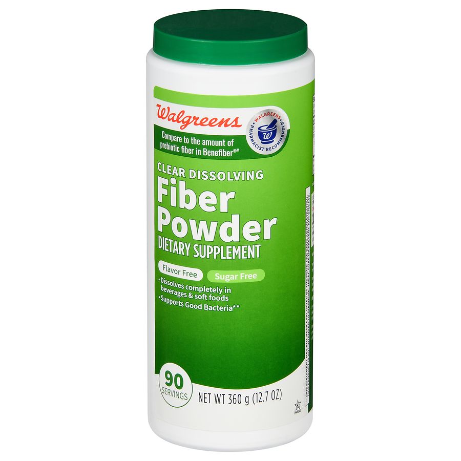 Walgreens Clear Dissolving Fiber Powder Flavor Free