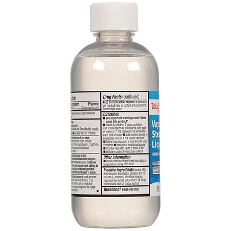Walgreens Vaporizing Steam Liquid