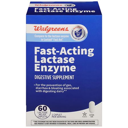 Walgreens Fast-Acting Lactase Enzyme Caplets
