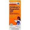 Walgreens Children's Ibuprofen 100 Oral Suspension Bubble Gum-1