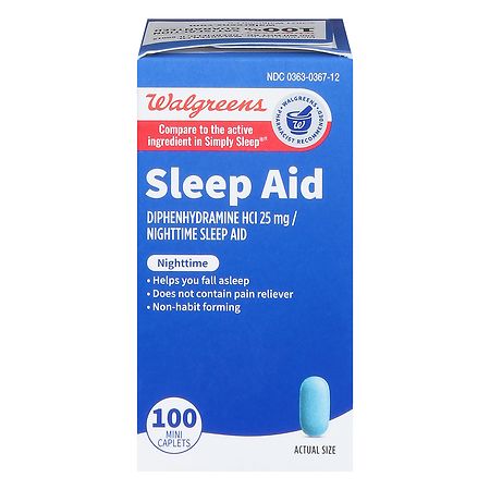 Walgreens Sleep Aid Mini Caplets