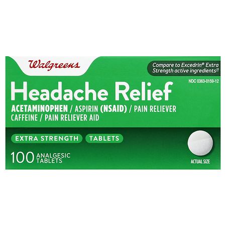 UPC 311917043012 product image for Walgreens Extra Strength Headache Relief Tablets - 100.0 ea | upcitemdb.com