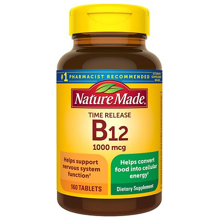 Nature Made Vitamin B12 1000 mcg Time Release Tablets