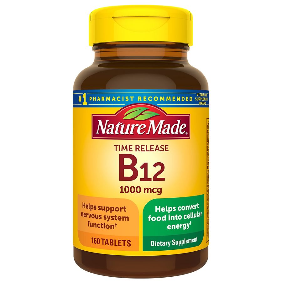 Nature Made Vitamin B12 1000 mcg Time Release Tablets