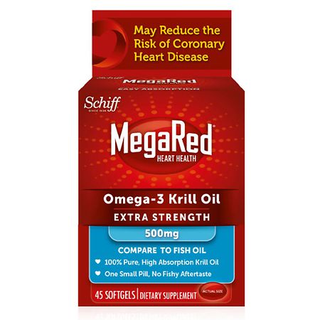 MegaRed Omega-3 Krill Oil Extra Strength 500mg