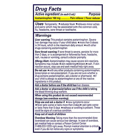 Little Remedies Infant Fever/Pain Reliever Acetaminophen, Dye-Free Berry