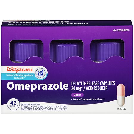 Walgreens Omeprazole Delayed-Release Capsules