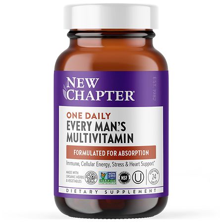 New Chapter Every Man's One Daily Multivitamin, Vegetarian Tablets