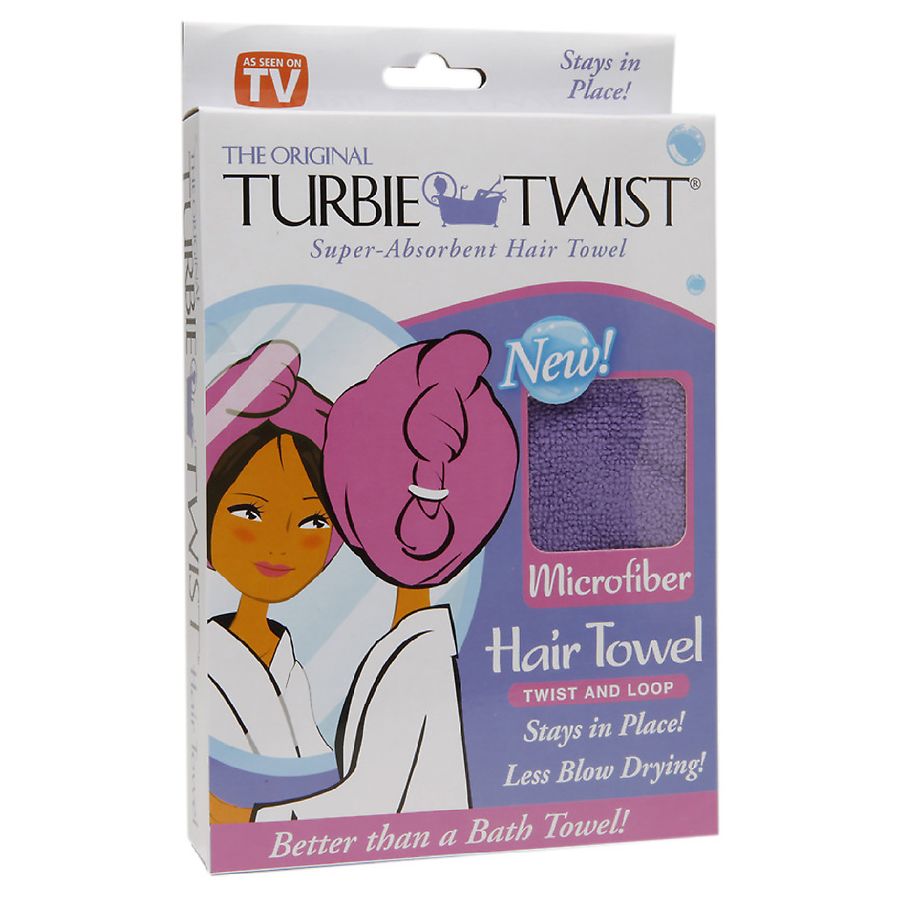 Turbie Twist Microfiber Super Absorbent Hair Towel | Walgreens
