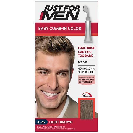 Just For Men Easy Comb-in Color Light Brown A-25