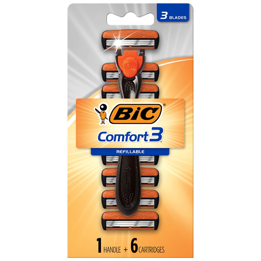 Bic Comfort3 Three-Blade Disposable Razor for Men