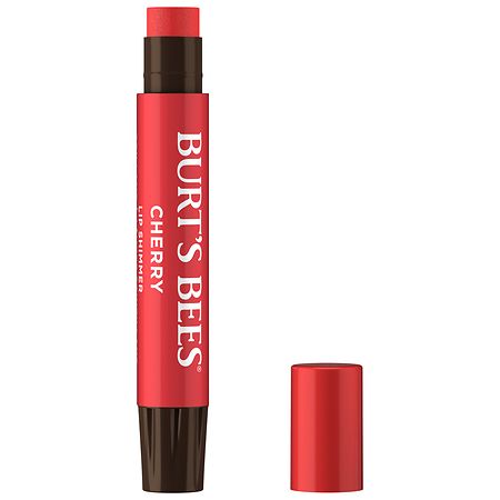 Burt's Bees Lip Shimmer, Natural Origin Lip Care 1 Tube, Cherry