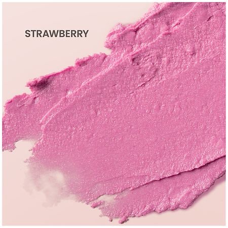 Burt's Bees Lip Shimmer In Erdbeer (Strawberry) – Natürlicher Lippenpflege-Gloss Mit Schimmer & Pfefferminze, 0.09 OZ