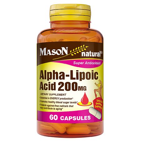 UPC 311845162458 product image for Mason Natural Alpha-Lipoic Acid 200mg, Capsules - 60.0 ea | upcitemdb.com