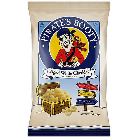 Pirate's Booty Aged White Cheddar Rice and Corn Puffs Aged White Cheddar