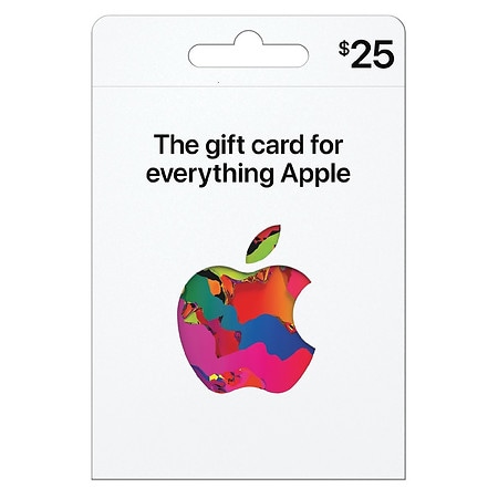 $25 Apple Gift Card - Apps, Games, Apple Arcade, And More (email