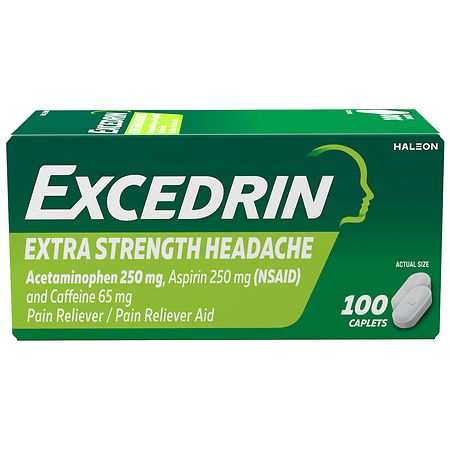 Excedrin Extra Strength Pain Reliever, Caplets - 200 count