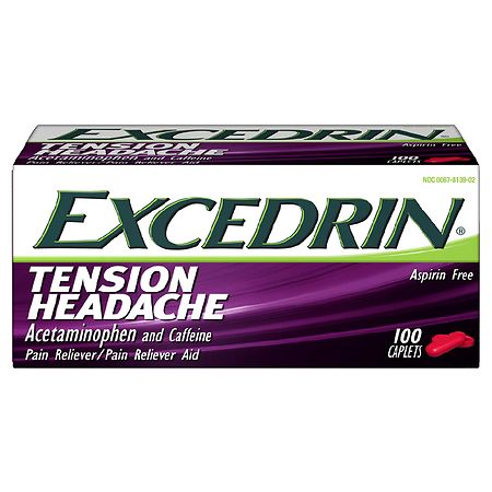 Excedrin Tension Headache Pain Relief, No Aspirin