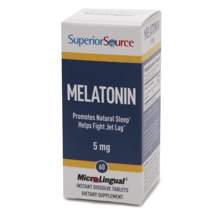 Superior Source Melatonin 5mg, Dissolve Tablets