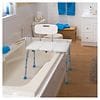 Adjustable Bath and Shower Transfer Bench with Reversible Backrest