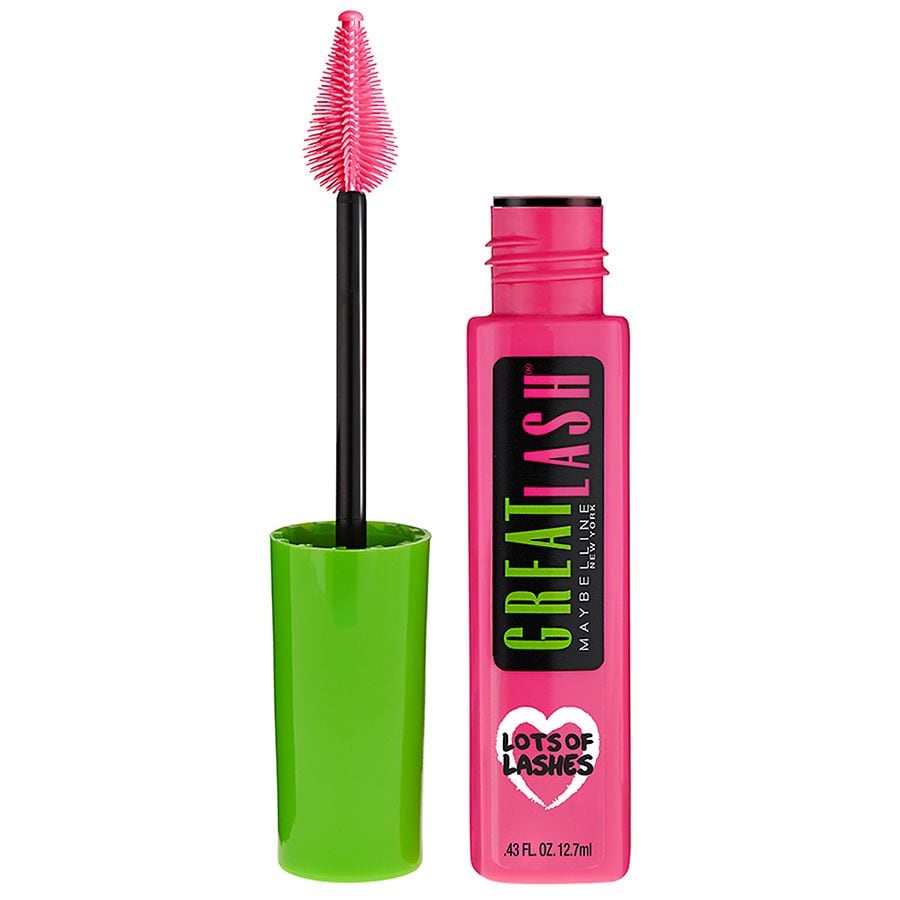 Maybelline Great Lash Lots Of Lashes Washable Mascara, Very Black