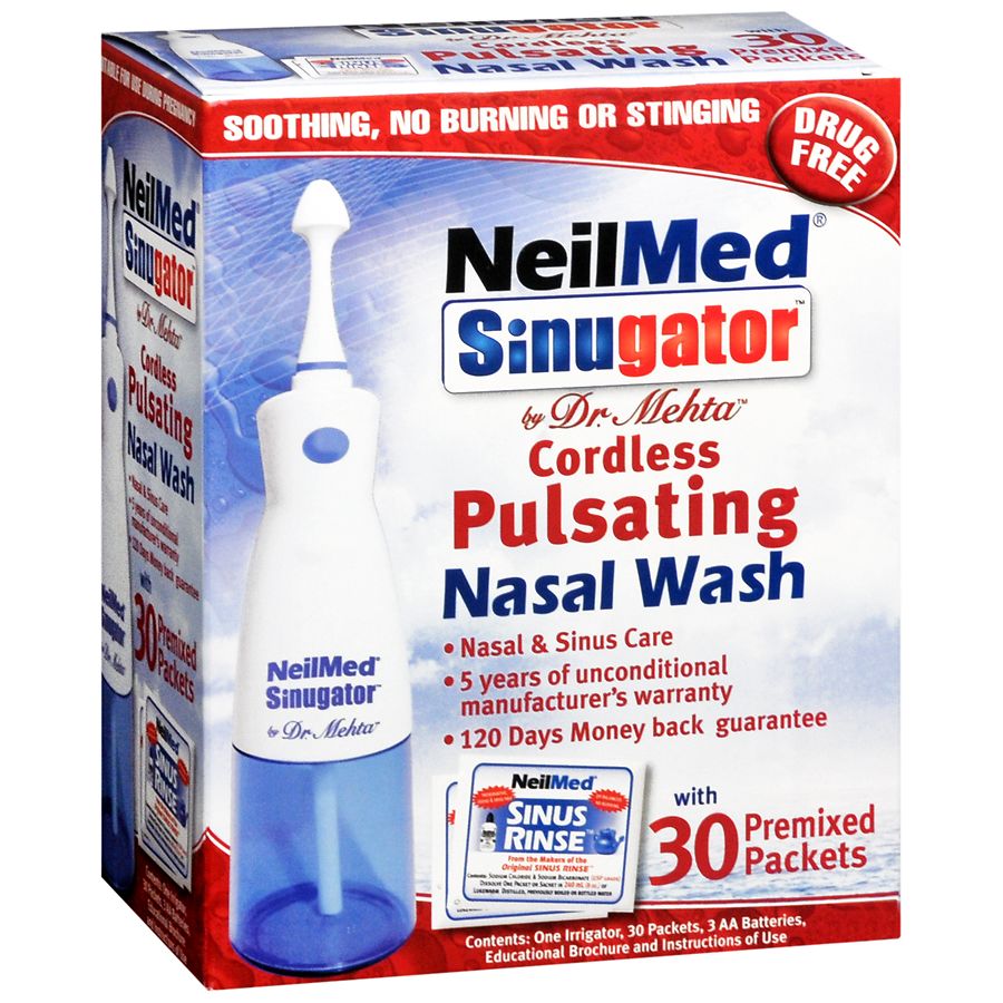 NeilMed Sinus Rinse 100 Salt Premixed Packets for Allergies &  Sinus (Pack of 2) : Health & Household
