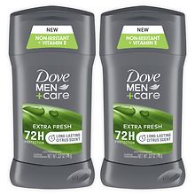 Dove Men+Care Antiperspirant Deodorant Stick Extra Fresh, Twin Pack ...