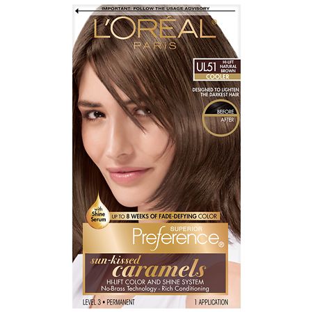 L'Oreal Paris Superior Preference Permanent Hair Color, Hi-Lift Natural  Brown Ul51 | Walgreens