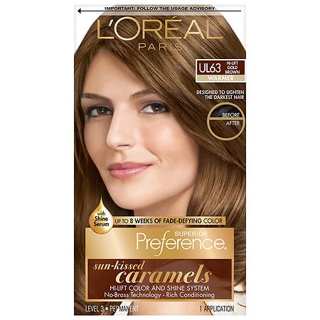 L'Oreal Paris Superior Preference Permanent Hair Color Hi-Lift Gold Brown Ul63