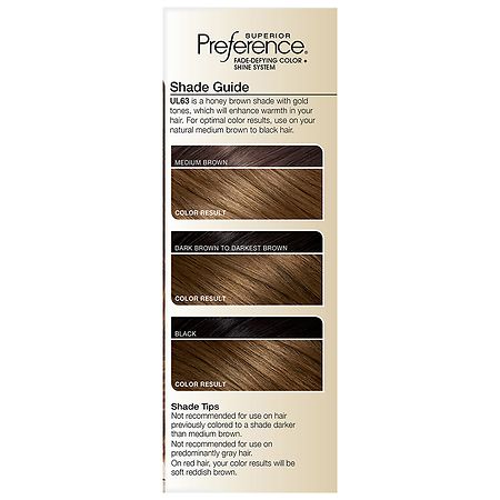 L'Oreal Paris Superior Preference Fade Defying + Shine Permanent Hair Color, U163 Hi Lift Golden Brown, Pack of 2, Hair Dye