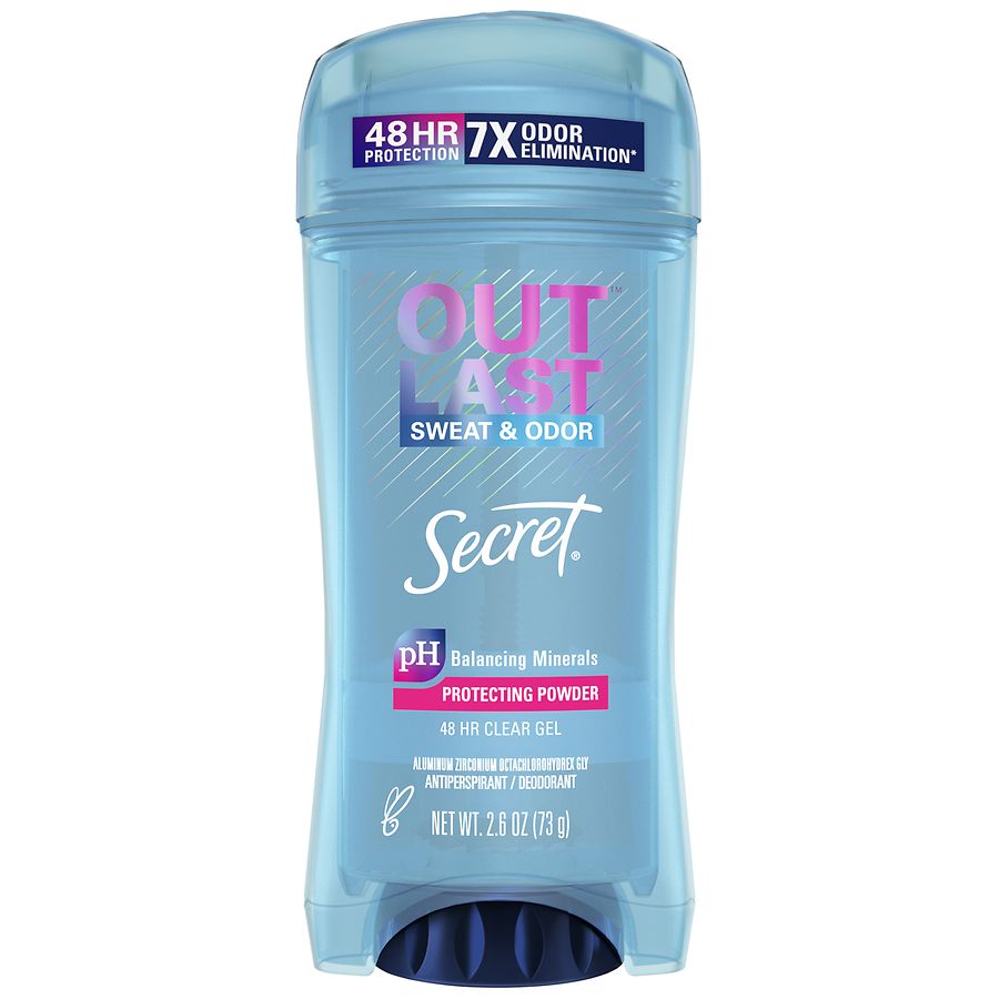Secret Outlast Clear Gel Antiperspirant Deodorant Protecting Powder