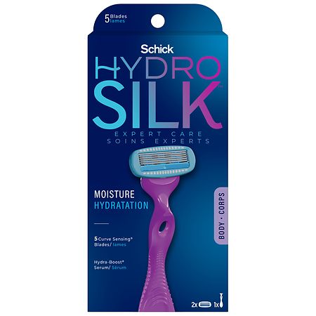 Schick Hydro Silk Women's Razor Handle and 2 Blade Refills
