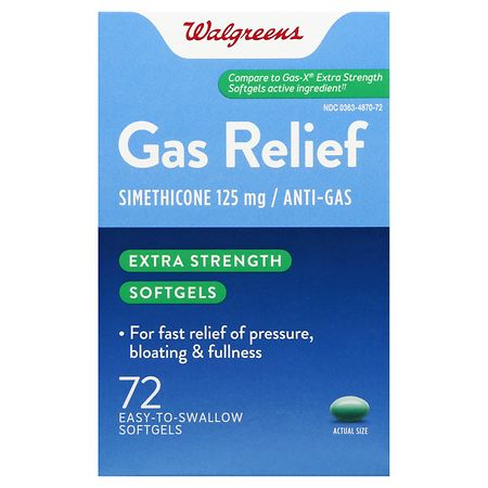 Walgreens Gas Relief Softgels