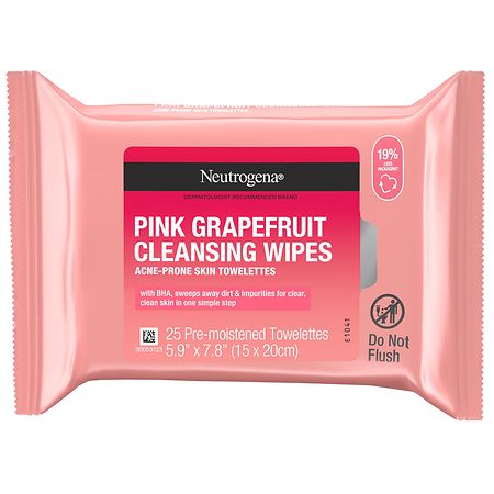 Neutrogena Oil-Free Cleansing Wipes Pink Grapefruit