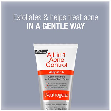 Neutrogena All in 1 Acne Control Daily Scrub Acne Treatment